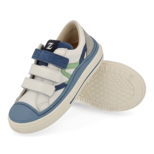 Zecchino d'oro sneakers wit Jongens (witte sneaker met stevige stootneus - F13-4346) - Junior Steps