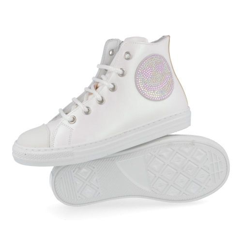Zecchino d'oro sneakers wit Meisjes ( - witte sneaker F14-4511) - Junior Steps