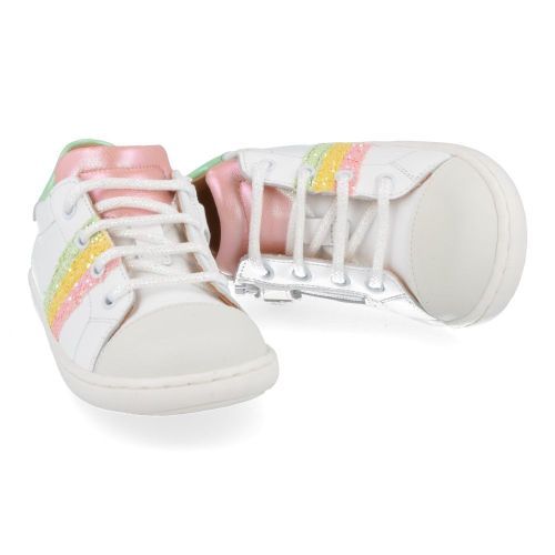 Zecchino d'oro sneakers wit Meisjes ( - witte sneakerN12-1079) - Junior Steps