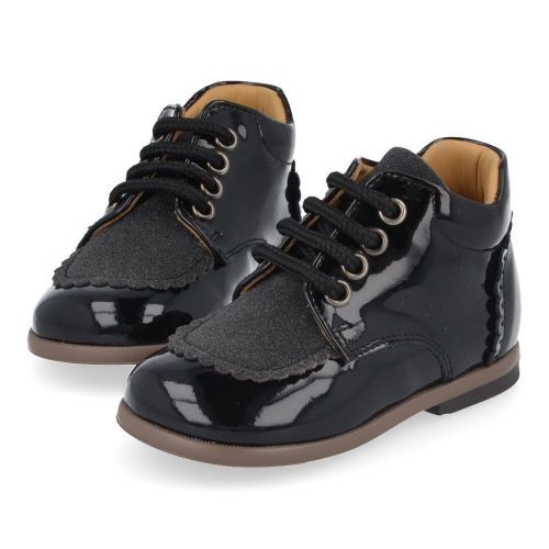 Zecchino d'oro Chaussure à lacets Noir Filles (1099) - Junior Steps