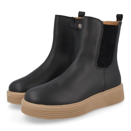 Zecchino d'oro Short boots Black Girls (f00-3005) - Junior Steps