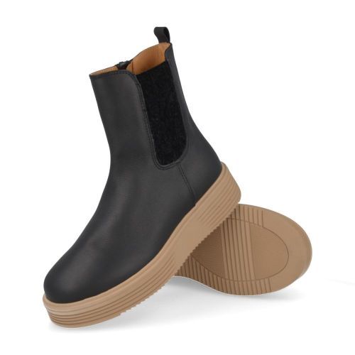 Zecchino d'oro Short boots Black Girls (f00-3005) - Junior Steps