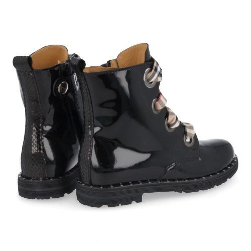 Zecchino d'oro Lace-up boots Black Girls (3325) - Junior Steps