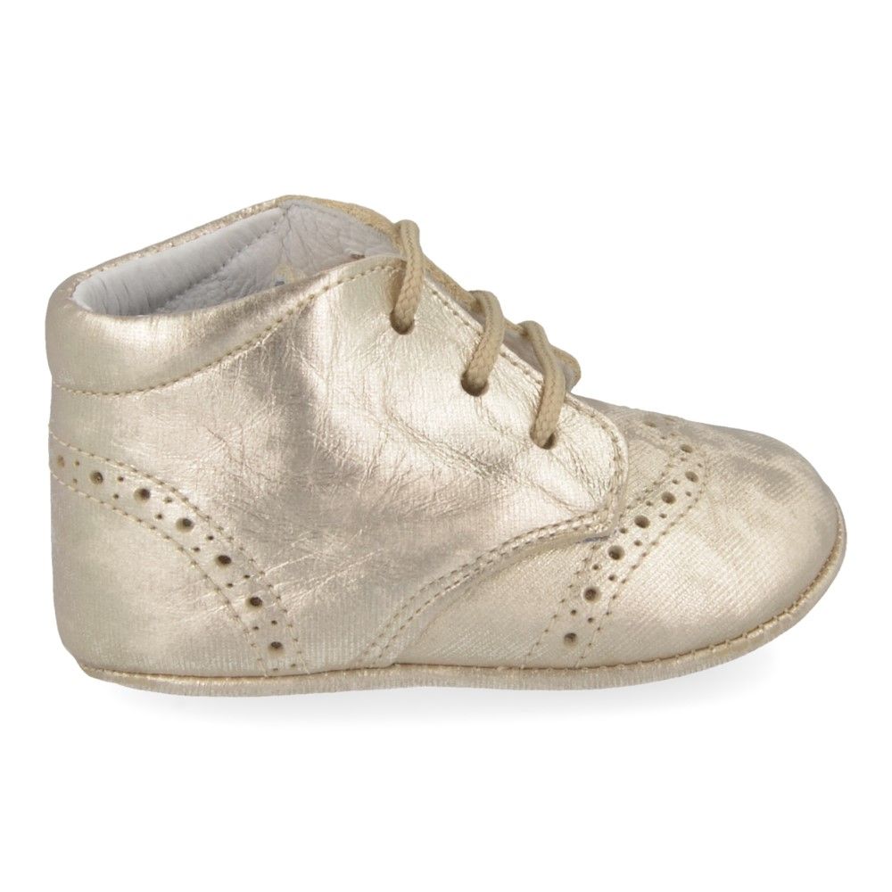 Beberlis Baby shoes Gold Girls (21438A) - Junior Steps