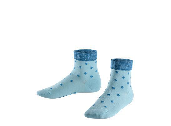 Falke kousen blauw Meisjes ( - korte sokken met bolletjes12195/6014) - Junior Steps