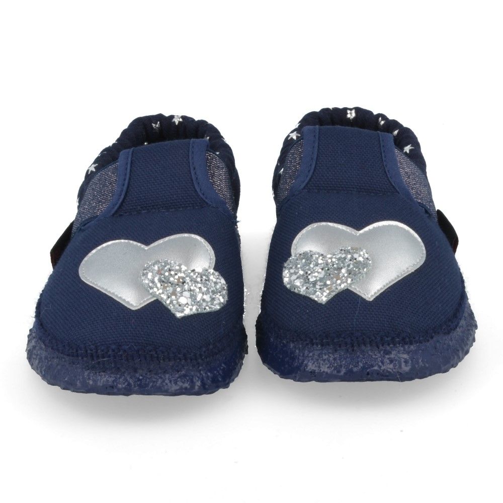 Vesting berouw hebben cowboy Giesswein Pantoffels blauw Meisjes ( - arzbach blauwe pantoffel41023/548) -  Junior Steps