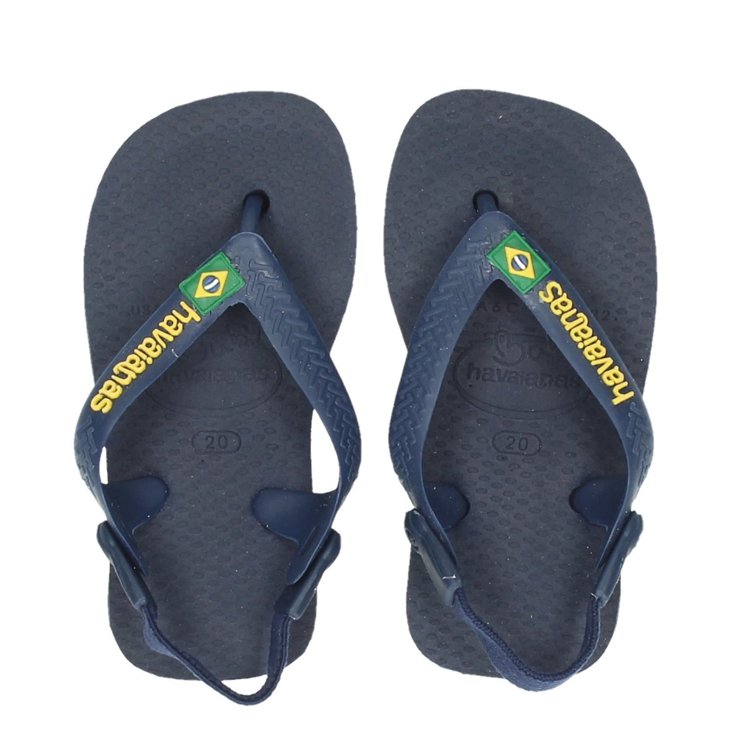 Havaianas slippers donkerblauw Jongens ( - baby brasil logo4140577) Junior Steps