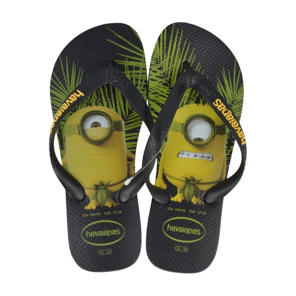 Geletterdheid Ontwaken Raap bladeren op Havaianas slippers Zwart Jongens ( - minions4133167.0090) - Junior Steps
