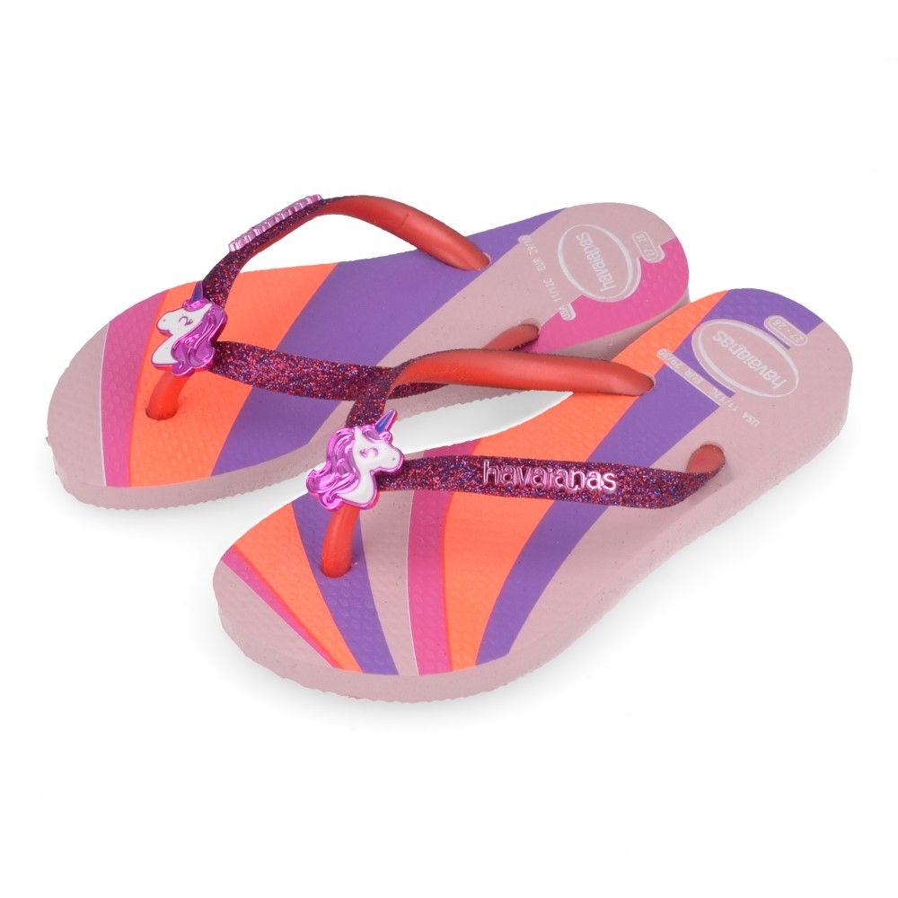 Havaianas slippers paars Meisjes ( - slipper eenhoorn glitter4146123/5179) - Junior