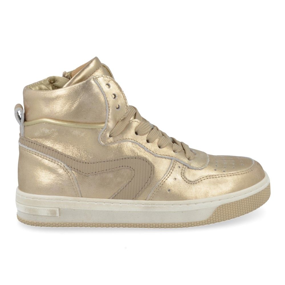 Surrey toxiciteit Belastingen Hip Sneakers Gold Girls (H1301) - Junior Steps