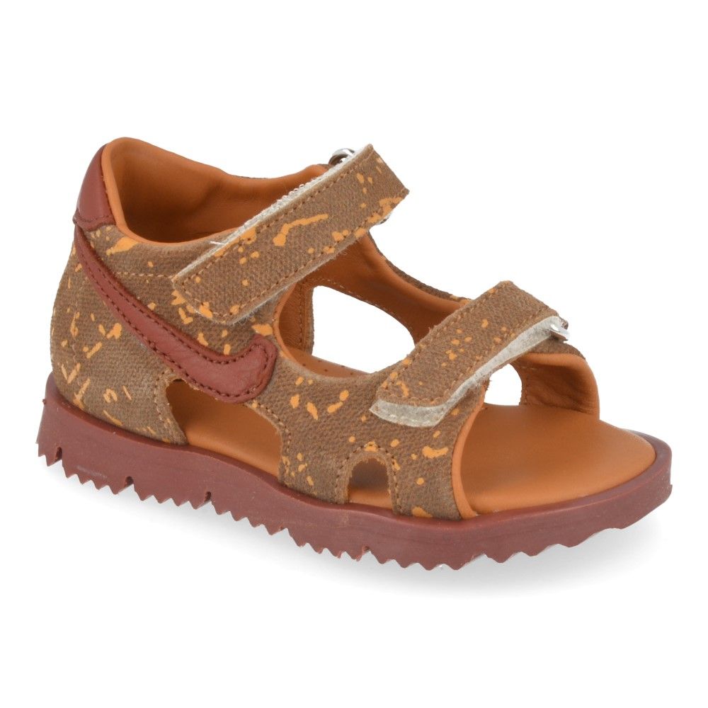 Rondinella sandalen cognac Jongens cognac sandaaltje4269 10S Junior Steps